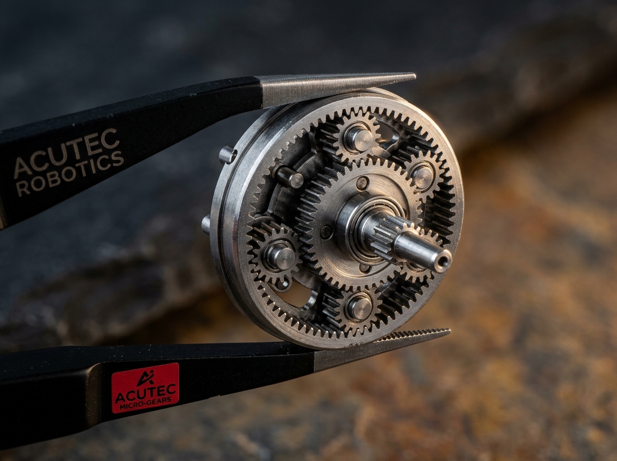 Micro-planetary gear system for precision quality inspection