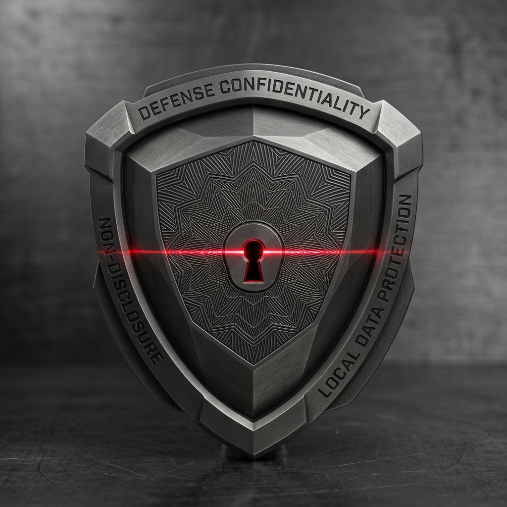 Security shield emblem for integrated security hardware